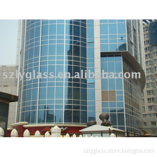 Curved insulated low-e glass